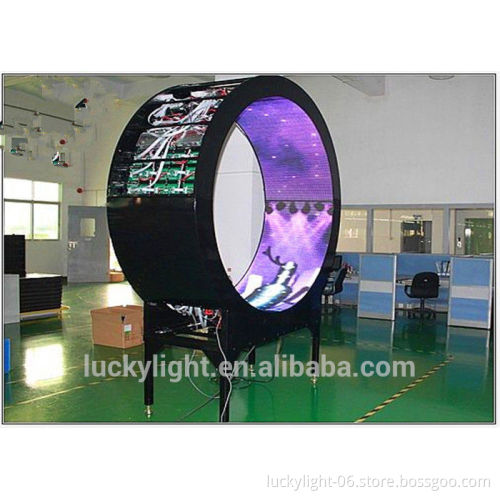 indoor full color mini P4/P6.66/P10 flexible led display panel